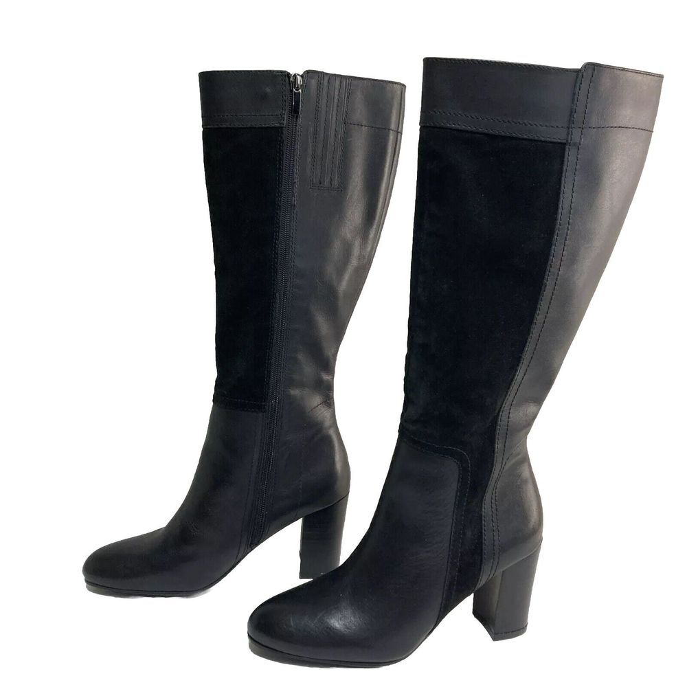 Franco Sarto Jilia Boots Fashion Knee High Festival Riding Boots Women's Size 8M